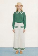 The Tiny Big Sister Pull Polo 'Frank' - Dark Emerald - The Tiny Big Sister