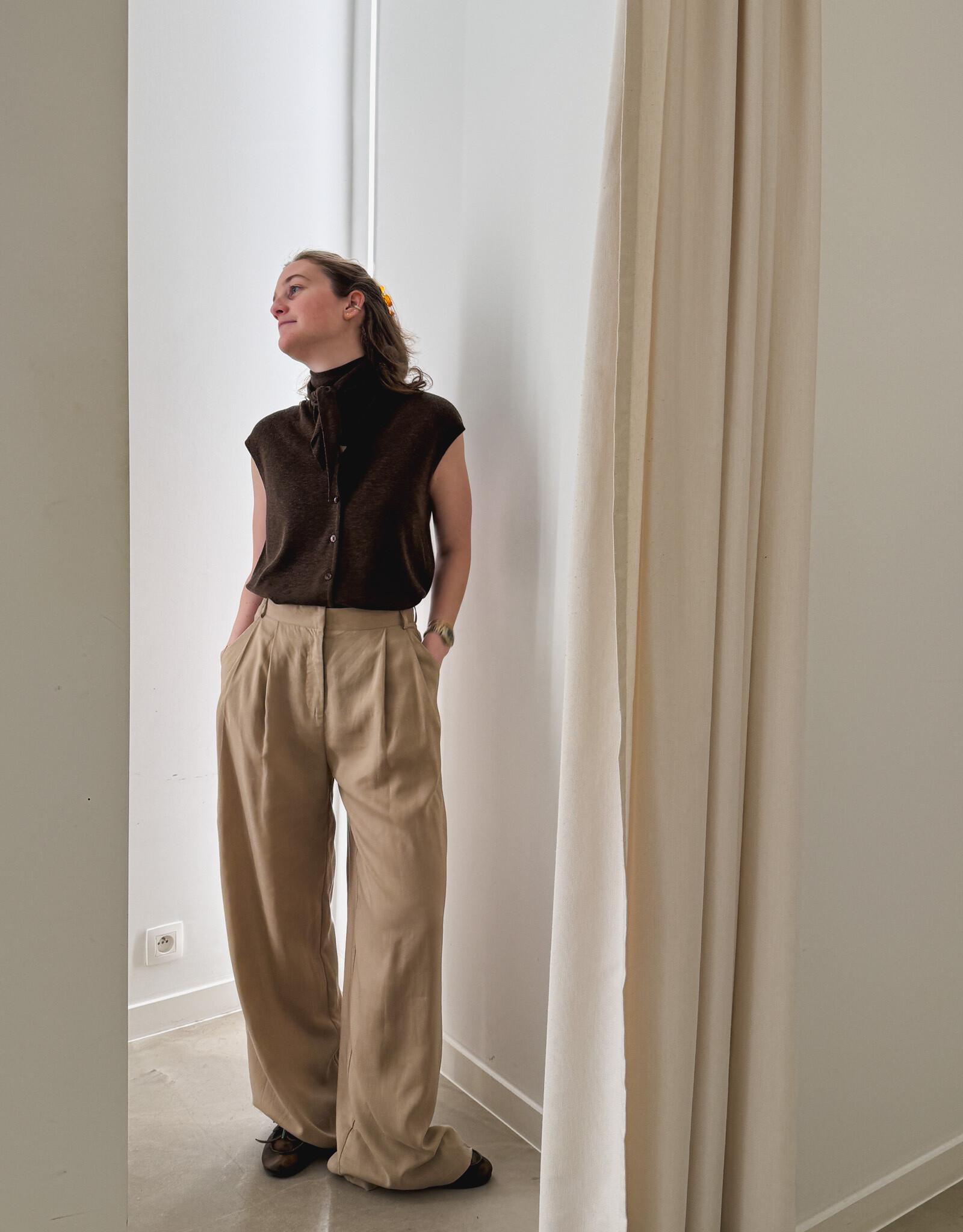 La Petite Etoile Broek 'Paline' - Beige - La Petite Etoile