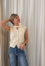 Orfeo - LMK Gilet 'Nalani' - Ecru - Orfeo