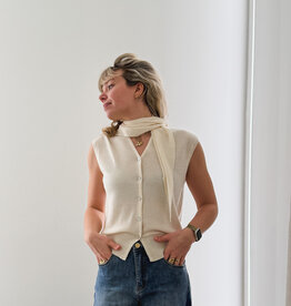 Orfeo - LMK Gilet 'Nalani' - Ecru - Orfeo