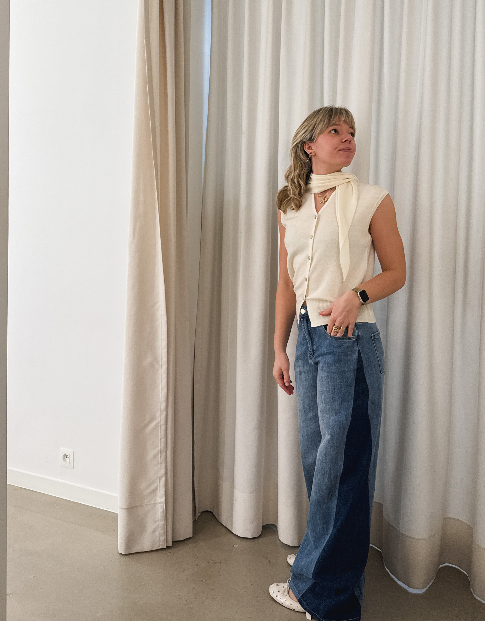 La Petite Etoile Jeans 'Paiva' - Stone - La Petite Etoile