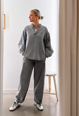 Withblack Jeans Wide 'Penelope' - Spring Grey - Withblack