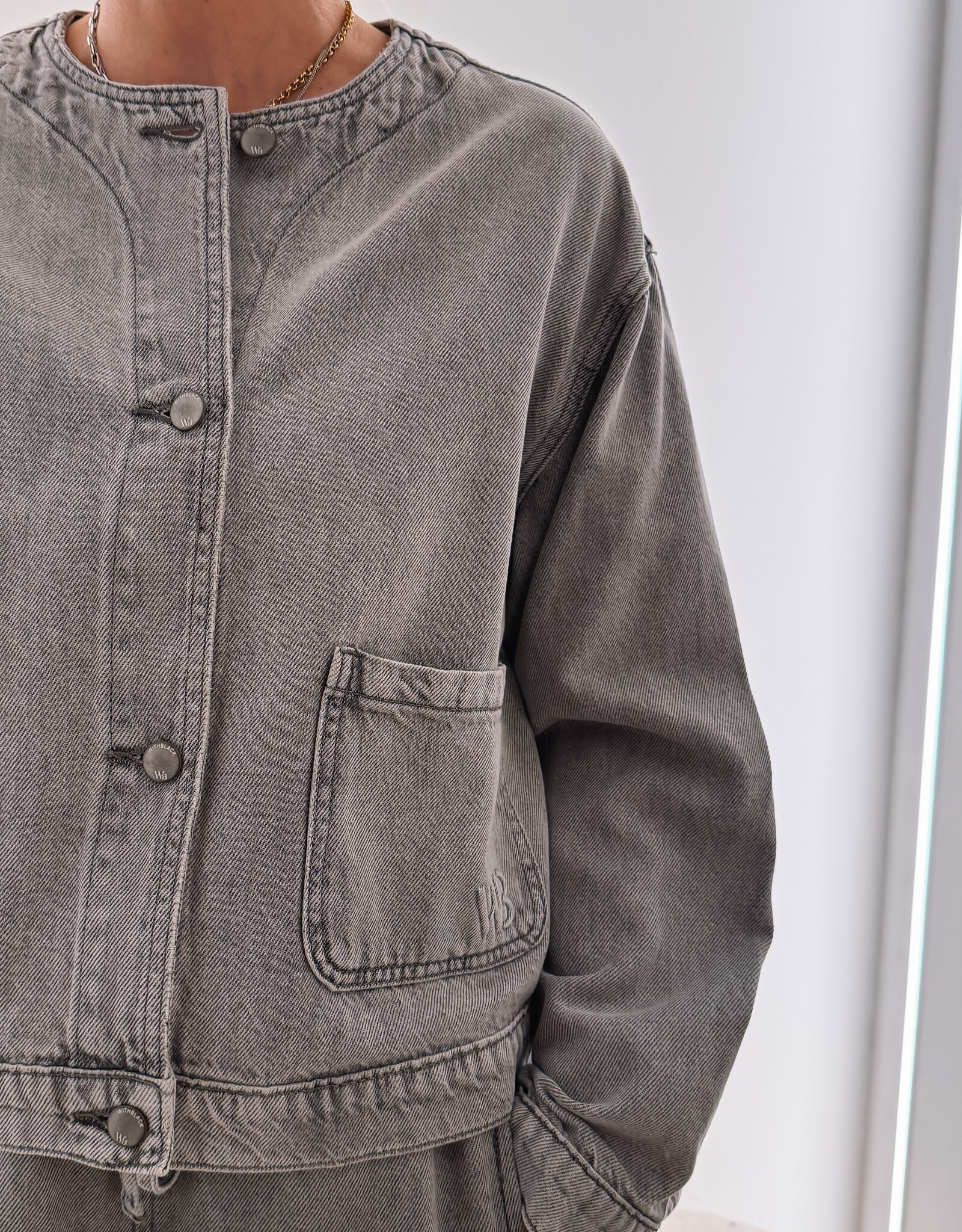 Withblack Jacket 'Penelope' - Spring Grey - Withblack