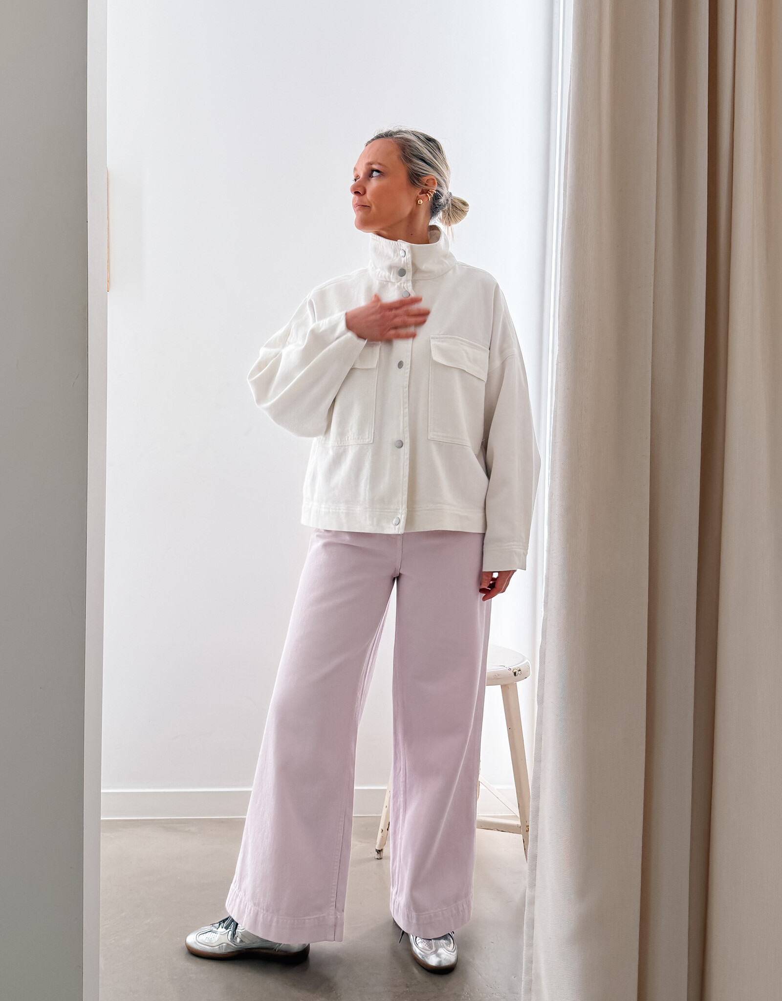 Withblack Jacket 'Peyton Gala' - White - Withblack