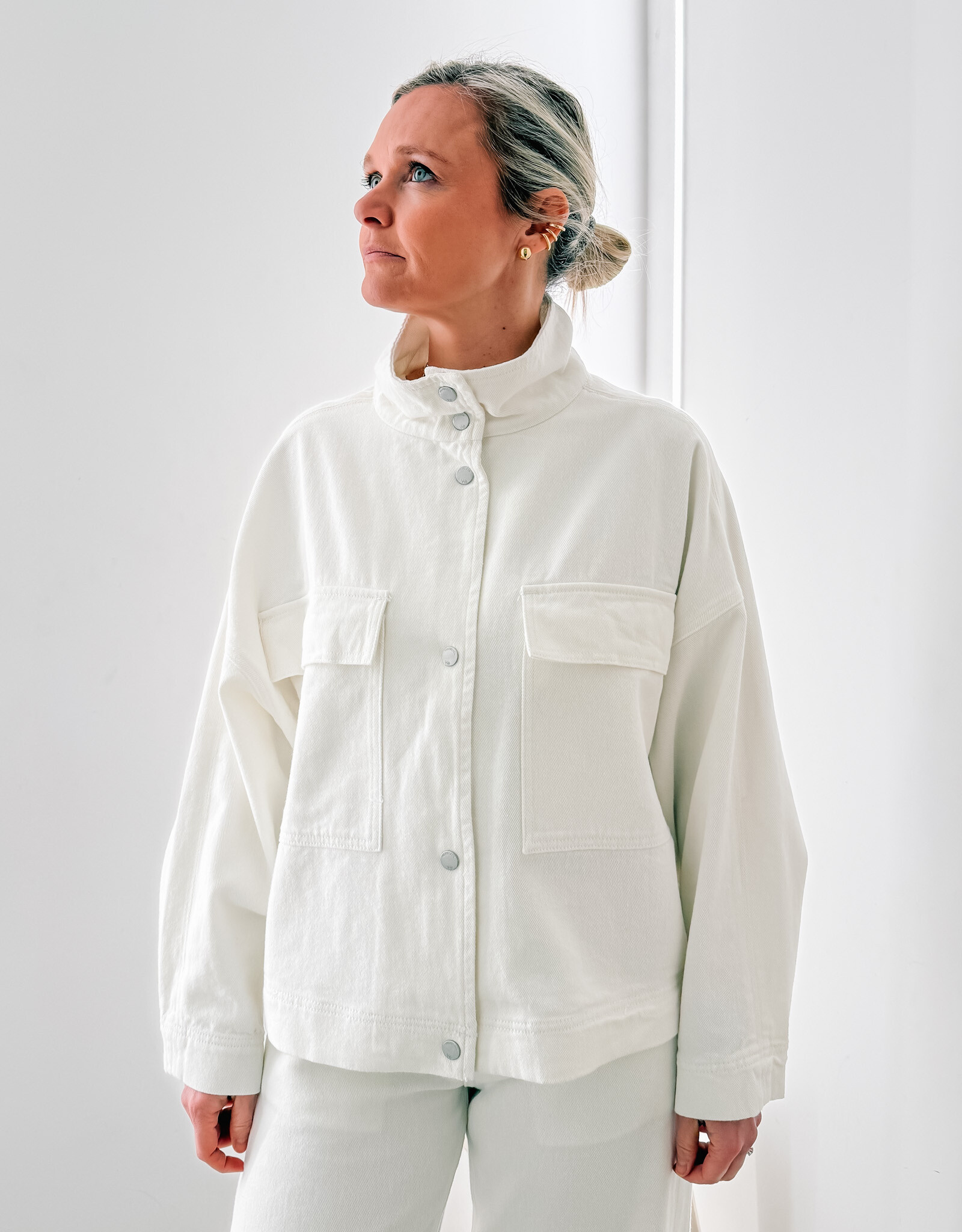 Withblack Jacket 'Peyton Gala' - White - Withblack