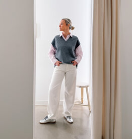 Withblack Jeans Barrel 'Peyton Gala' - White - Withblack