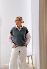 Withblack Spencer V-Neck 'Cooper' - Grey Melange - Withblack