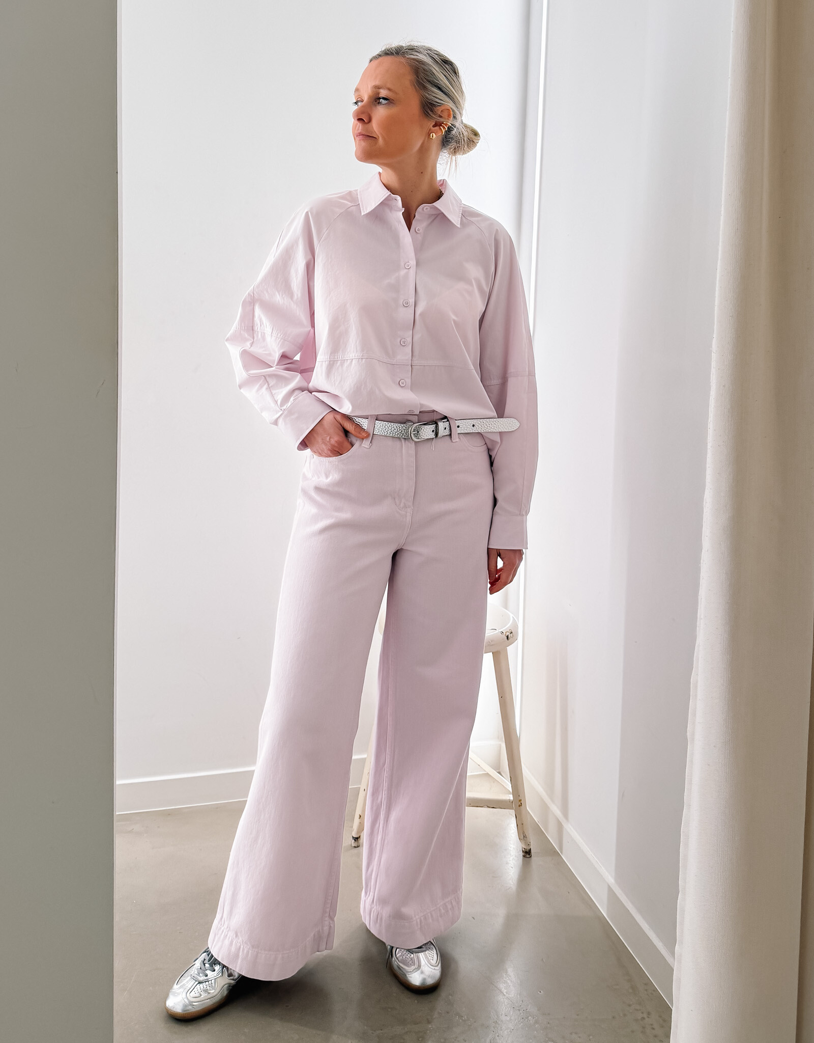 Withblack Hemd 'Rebecca' - Lavender Sky - Withblack