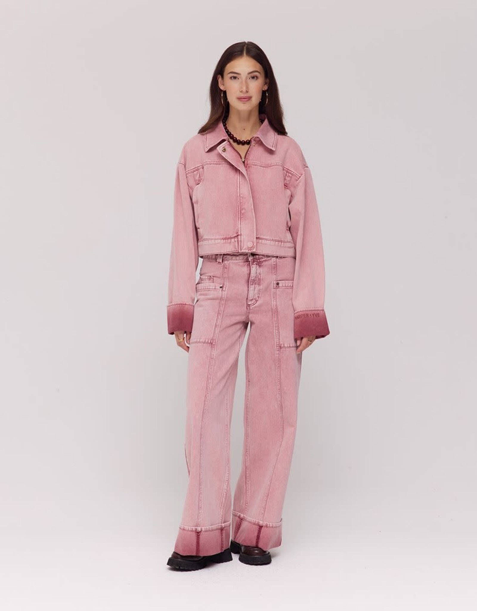 Harper&Yve Jeans 'Madelynn' - Vintage Pink  - Harper&Yve