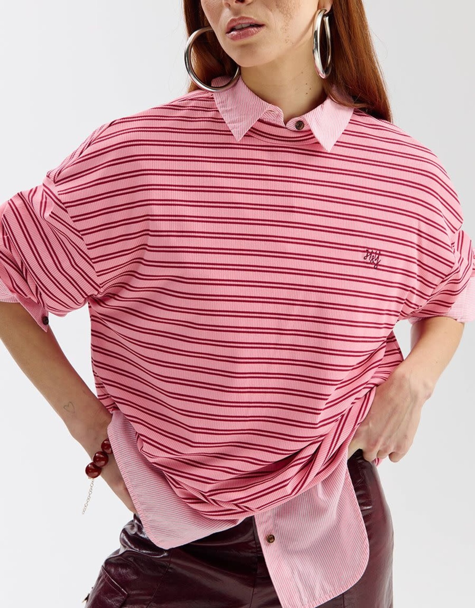 Harper&Yve T-Shirt Long Sleeve 'Tommy' - Vintage Pink - Harper&Yve