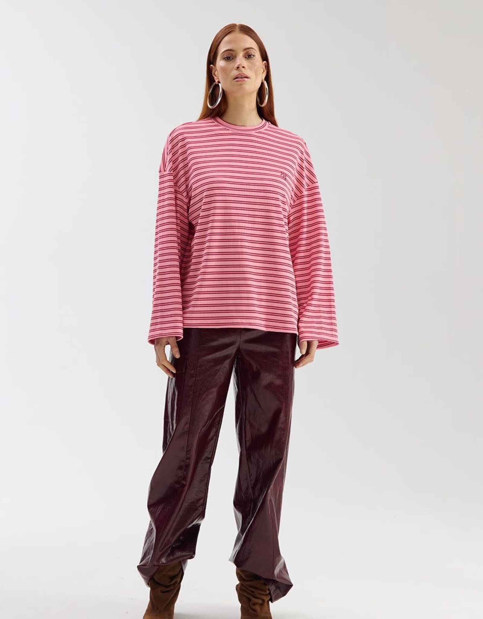 Harper&Yve T-Shirt Long Sleeve 'Tommy' - Vintage Pink - Harper&Yve