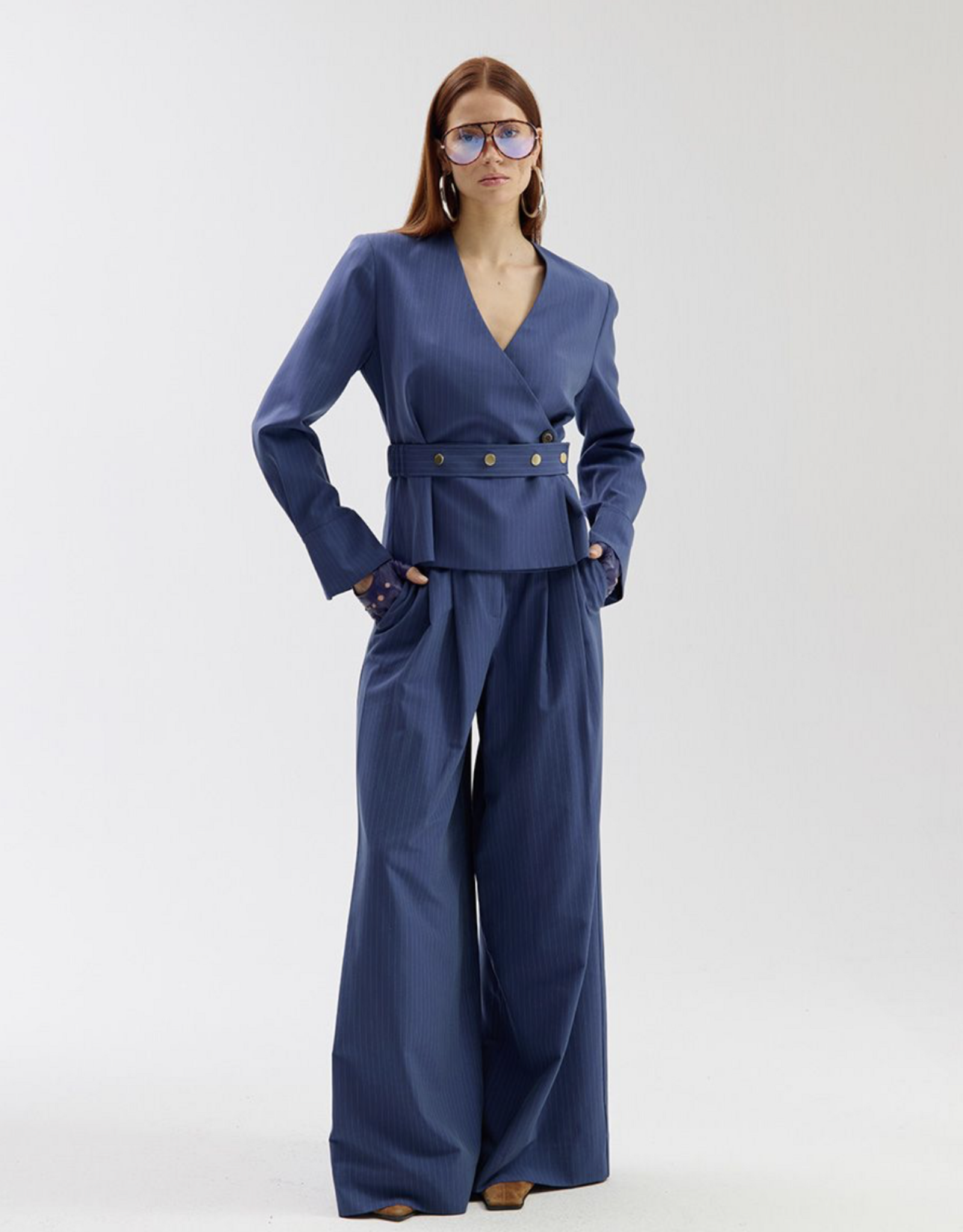 Harper&Yve Broek 'Mason' - Blue Stripe - Harper&Yve