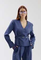 Harper&Yve Blazer 'Lida' - Blue Stripe - Harper&Yve