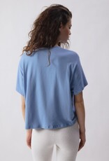 American Vintage T- Shirt Korte Mouw  'Ypawood' - Bleu Chine  - Ypa02G -  American Vintage