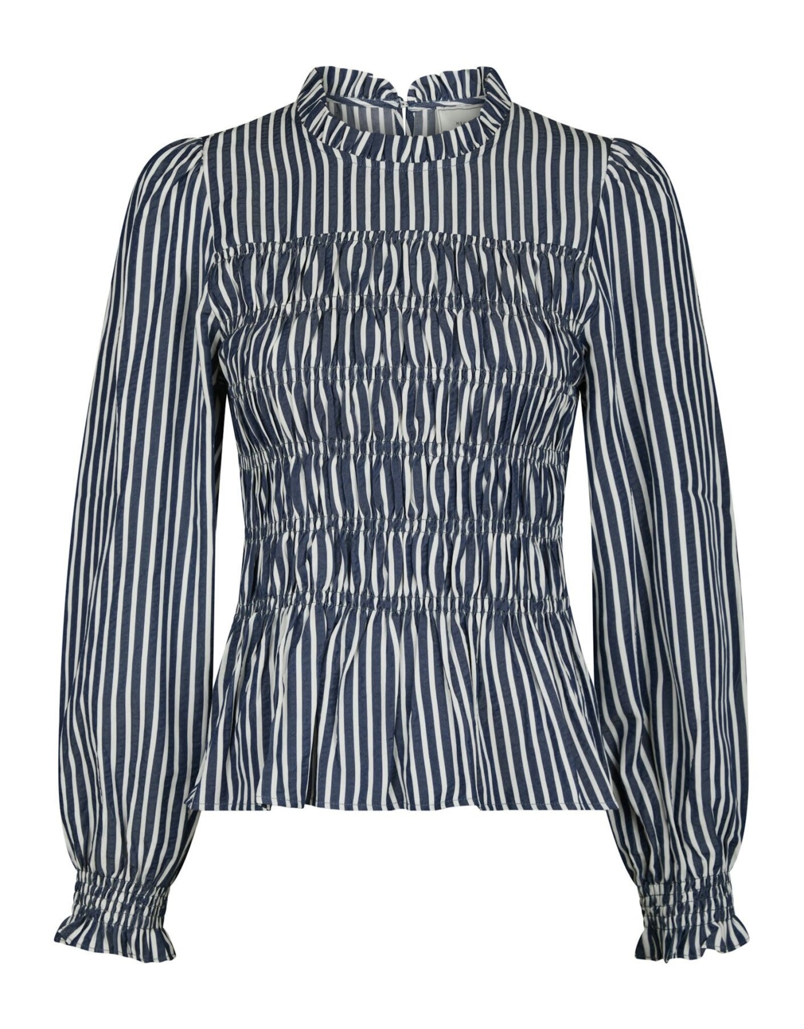 Blouse Big Stripe 'Possa' - Navy - Neo Noir