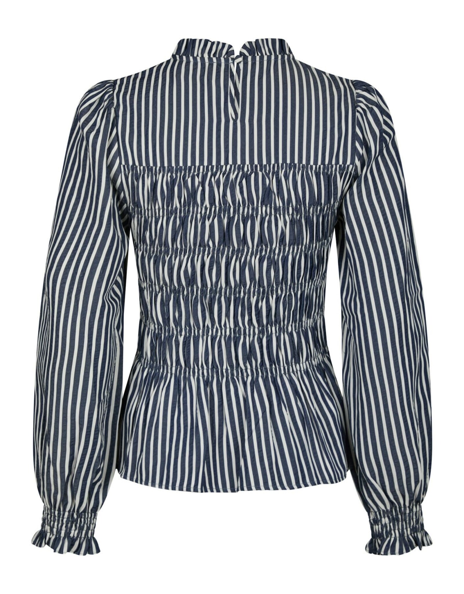 Blouse Big Stripe 'Possa' - Navy - Neo Noir