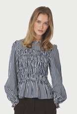 Blouse Big Stripe 'Possa' - Navy - Neo Noir