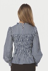 Blouse Big Stripe 'Possa' - Navy - Neo Noir