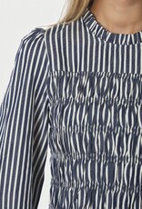 Blouse Big Stripe 'Possa' - Navy - Neo Noir