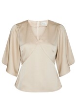 Blouse Heavy Sateen 'Remana' - Champagne - Neo Noir