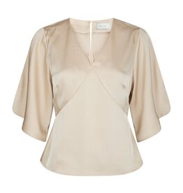 Blouse Heavy Sateen 'Remana' - Champagne - Neo Noir