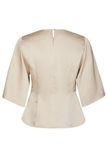 Blouse Heavy Sateen 'Remana' - Champagne - Neo Noir