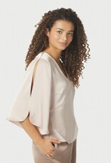 Blouse Heavy Sateen 'Remana' - Champagne - Neo Noir