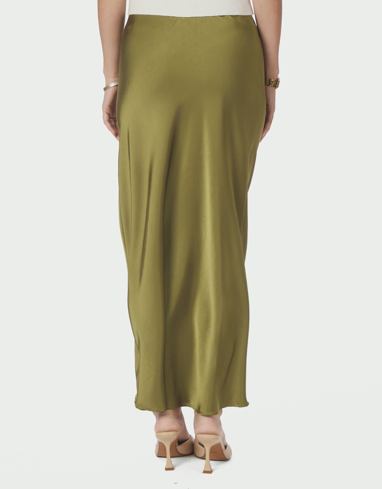 Rok Heavy Sateen 'Vicky' - Sage Green - Neo Noir