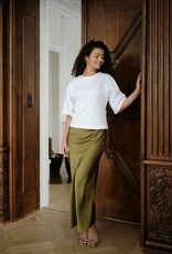 Rok Heavy Sateen 'Vicky' - Sage Green - Neo Noir