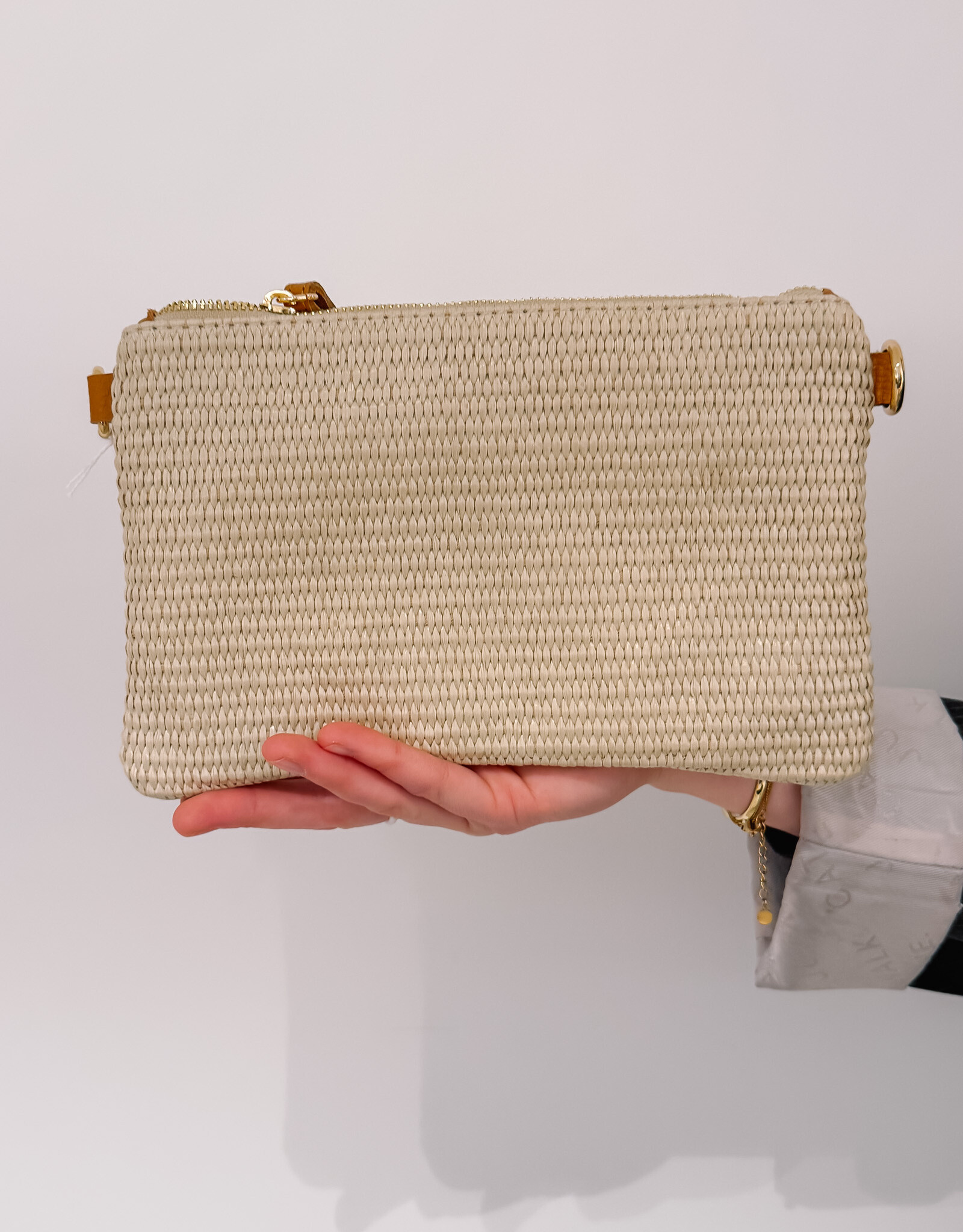 The Golden House Dodi Handtas 'Lotte' - Beige Rafia