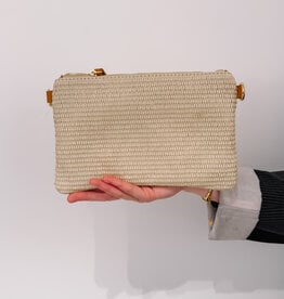 The Golden House Dodi Handtas 'Lotte' - Beige Rafia
