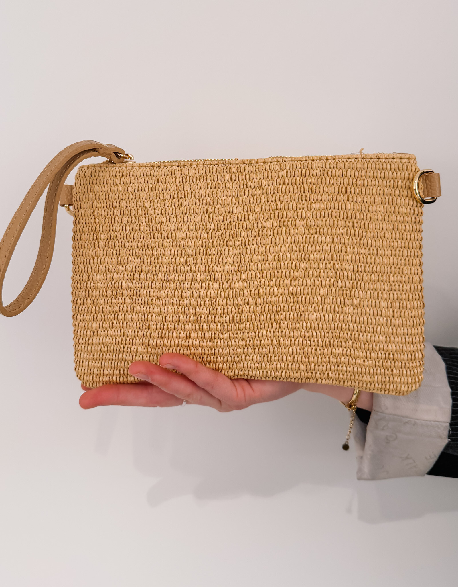 The Golden House Dodi Handtas 'Lotte' - Sand Rafia