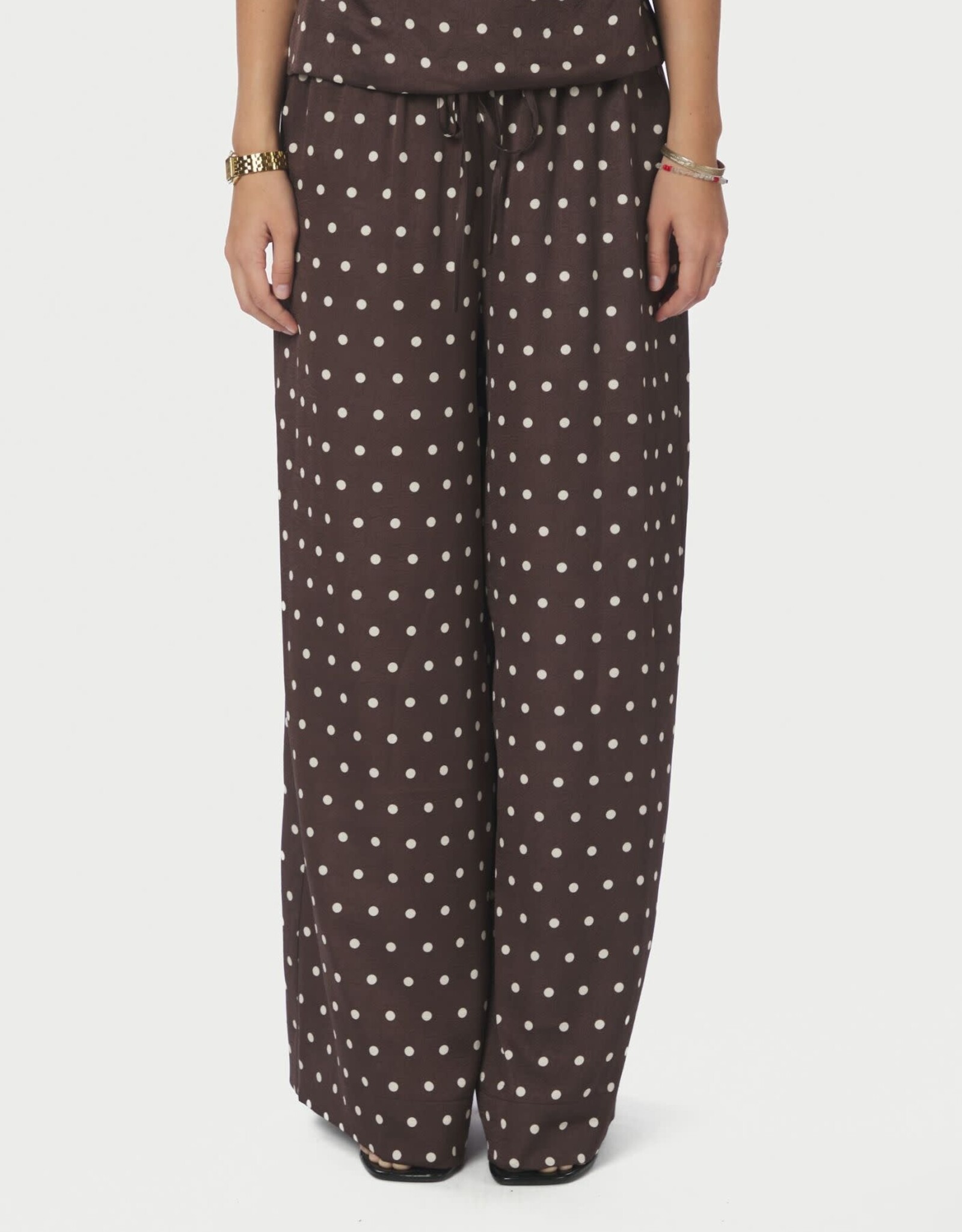 Broek Big Dot 'Sebba' - Dark Brown - Neo Noir