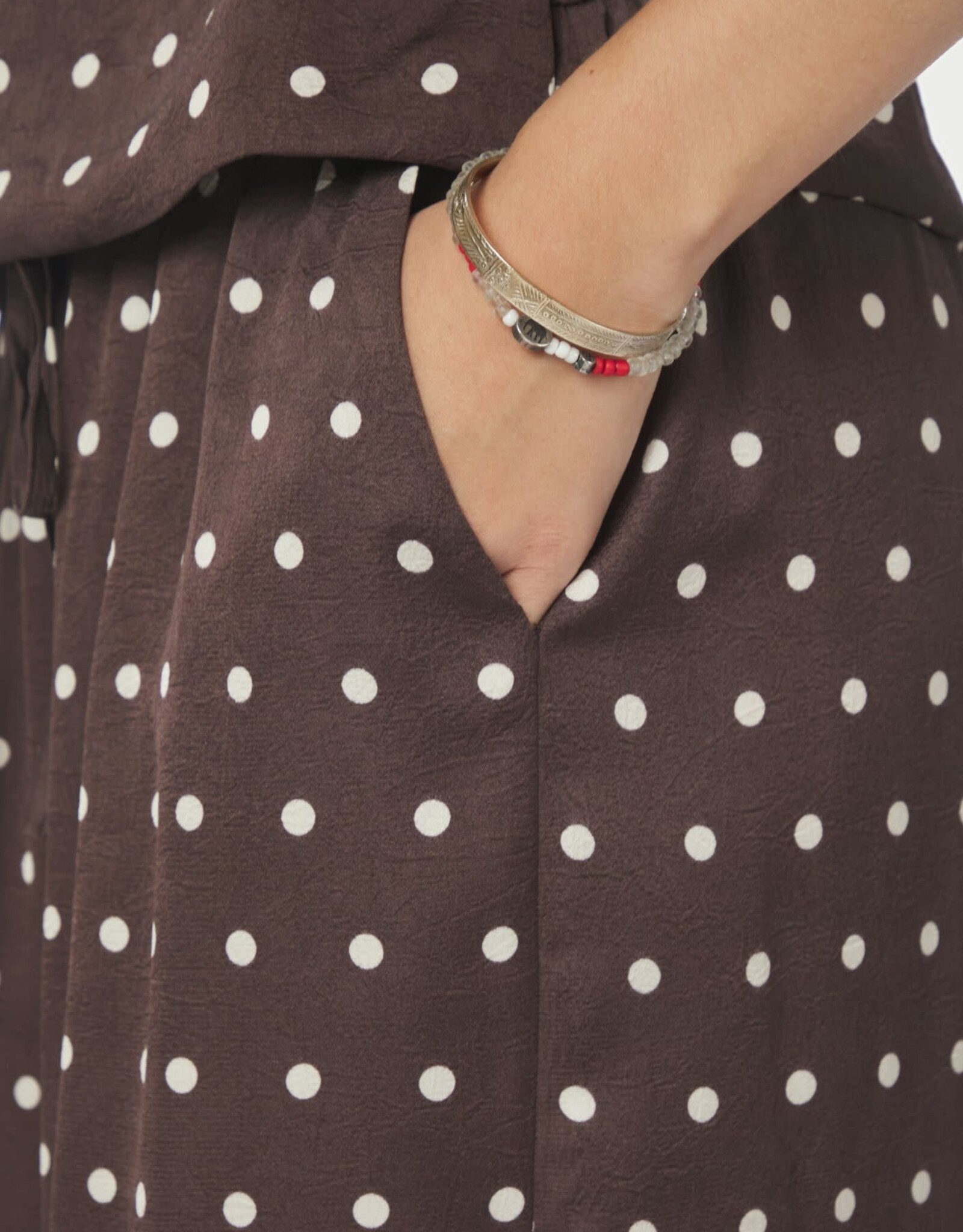 Broek Big Dot 'Sebba' - Dark Brown - Neo Noir