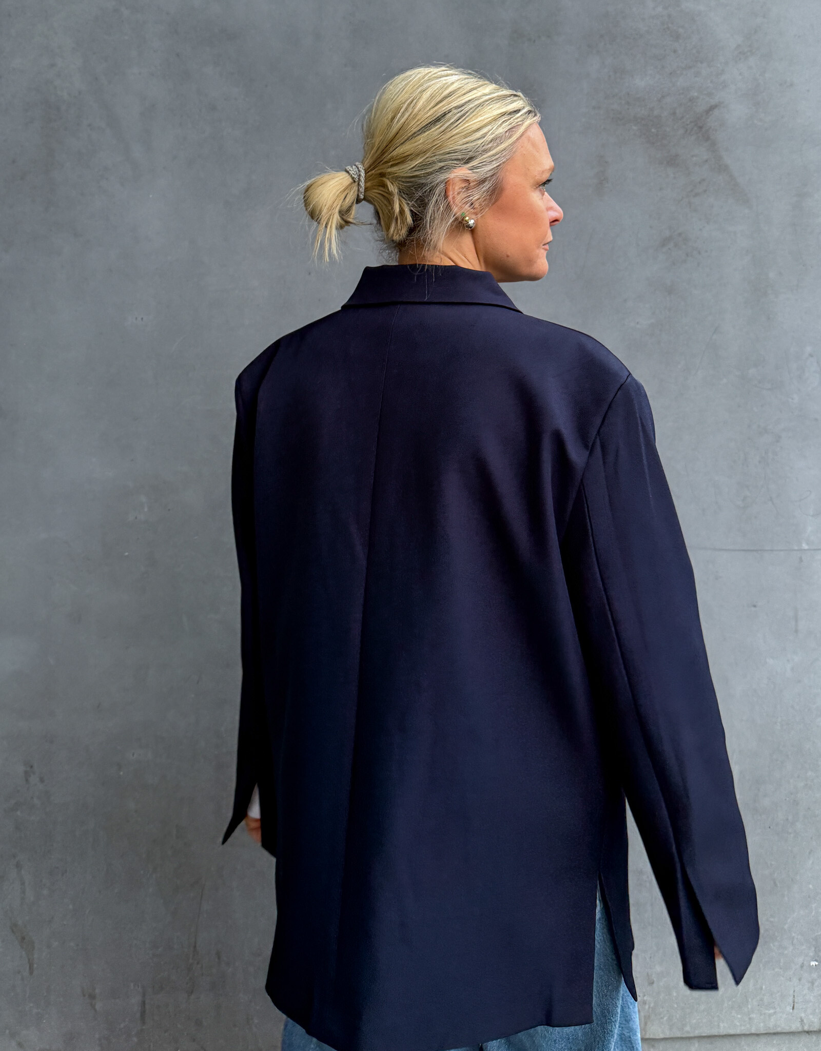 The Golden House Paris Blazer 'Carrie' - Navy