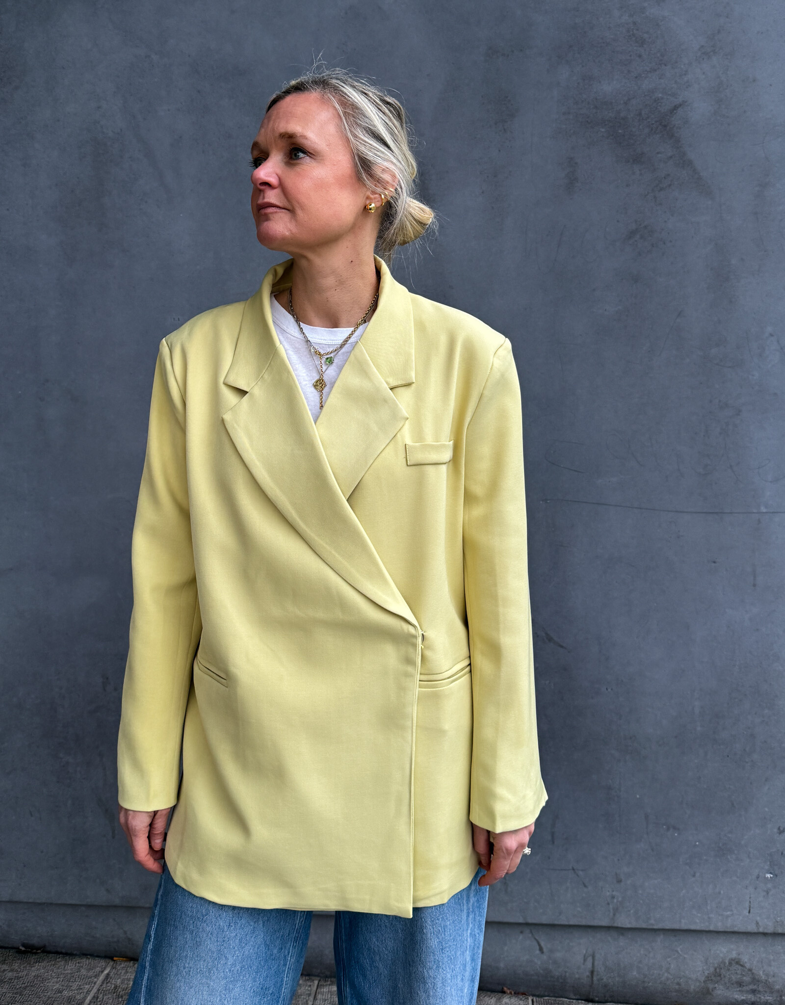 The Golden House Paris Blazer 'Carrie' - Lime