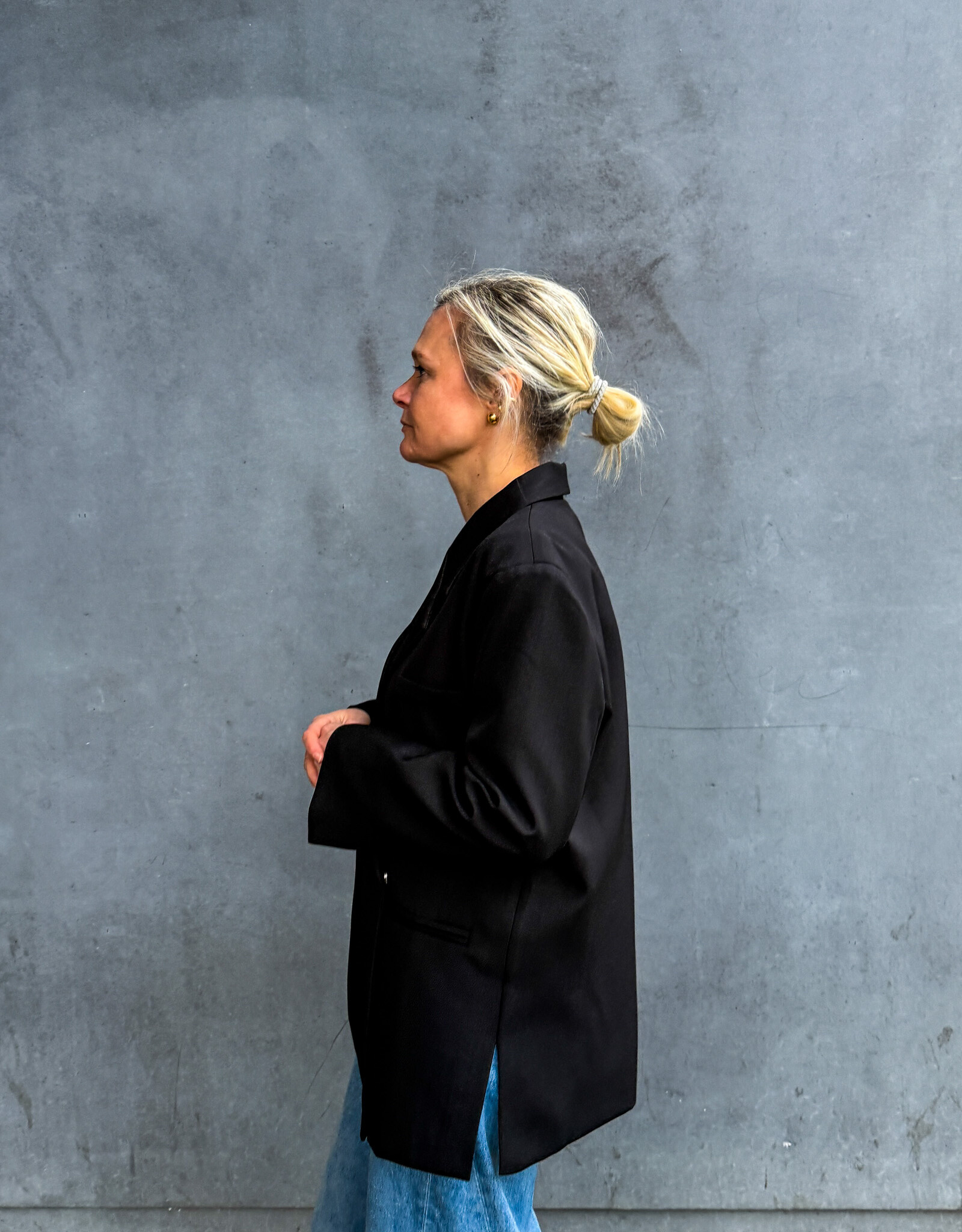 The Golden House Paris Blazer 'Carrie' - Black TU