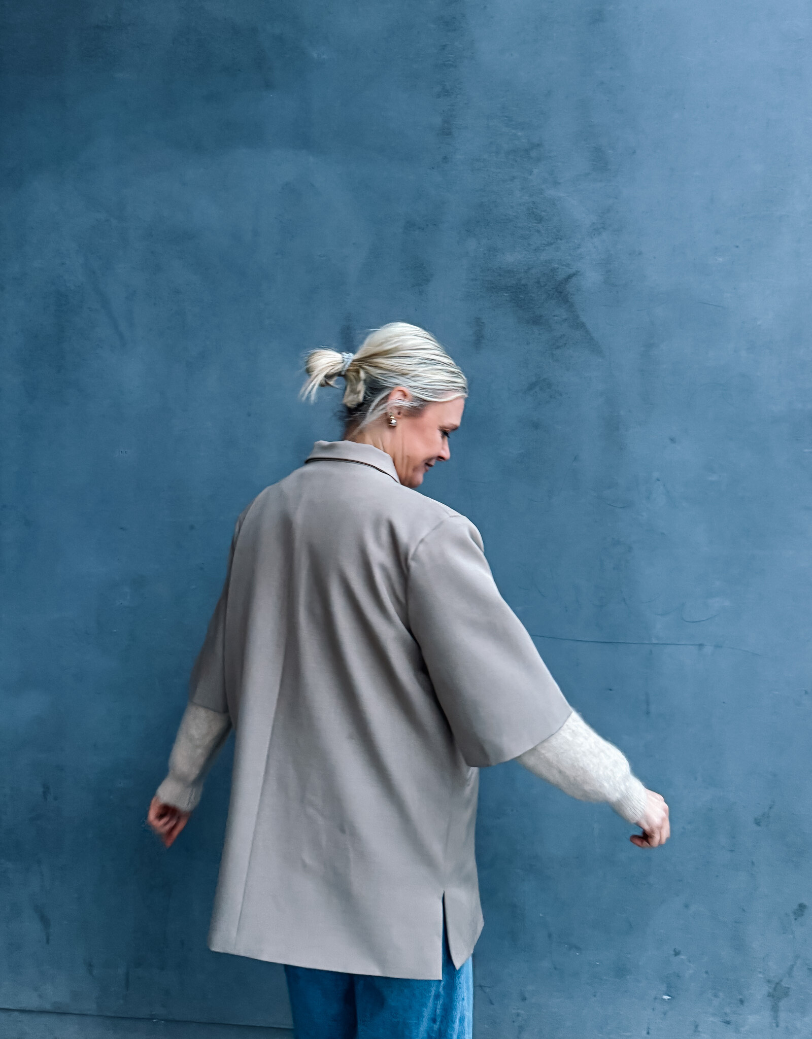 The Golden House Paris Blazer Short Sleeve 'Pauline' - Taupe