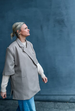 The Golden House Paris Blazer Short Sleeve 'Pauline' - Taupe