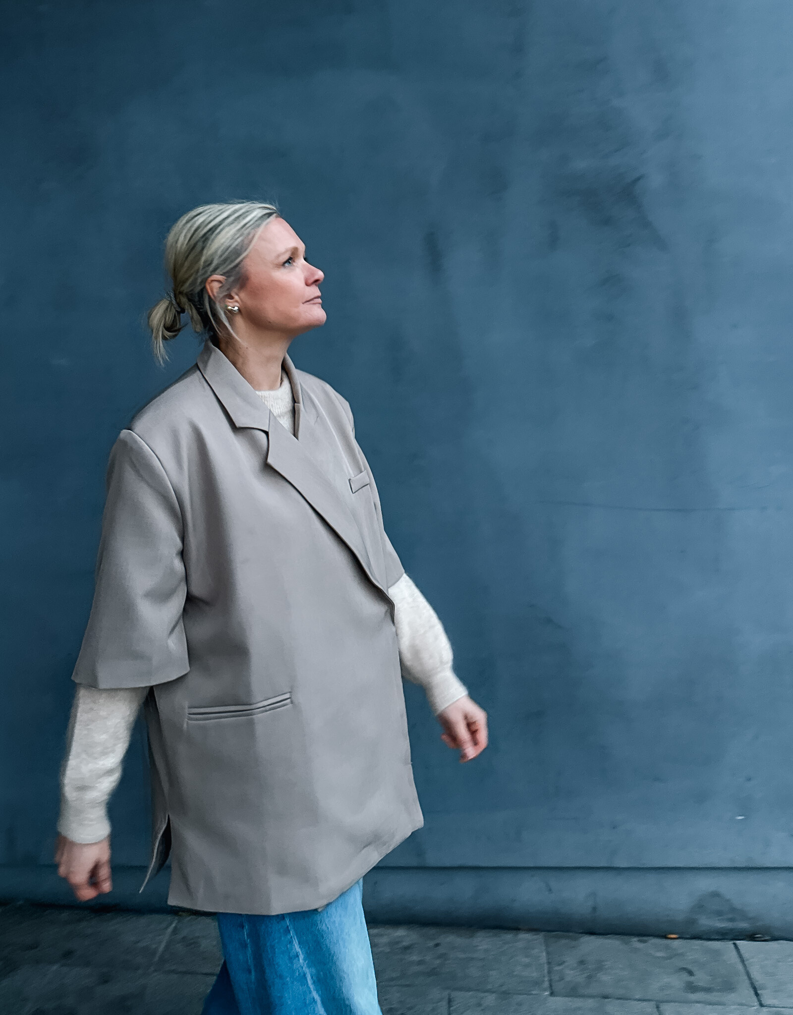 The Golden House Paris Blazer Short Sleeve 'Pauline' - Taupe