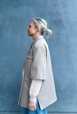 The Golden House Paris Blazer Short Sleeve 'Pauline' - Taupe