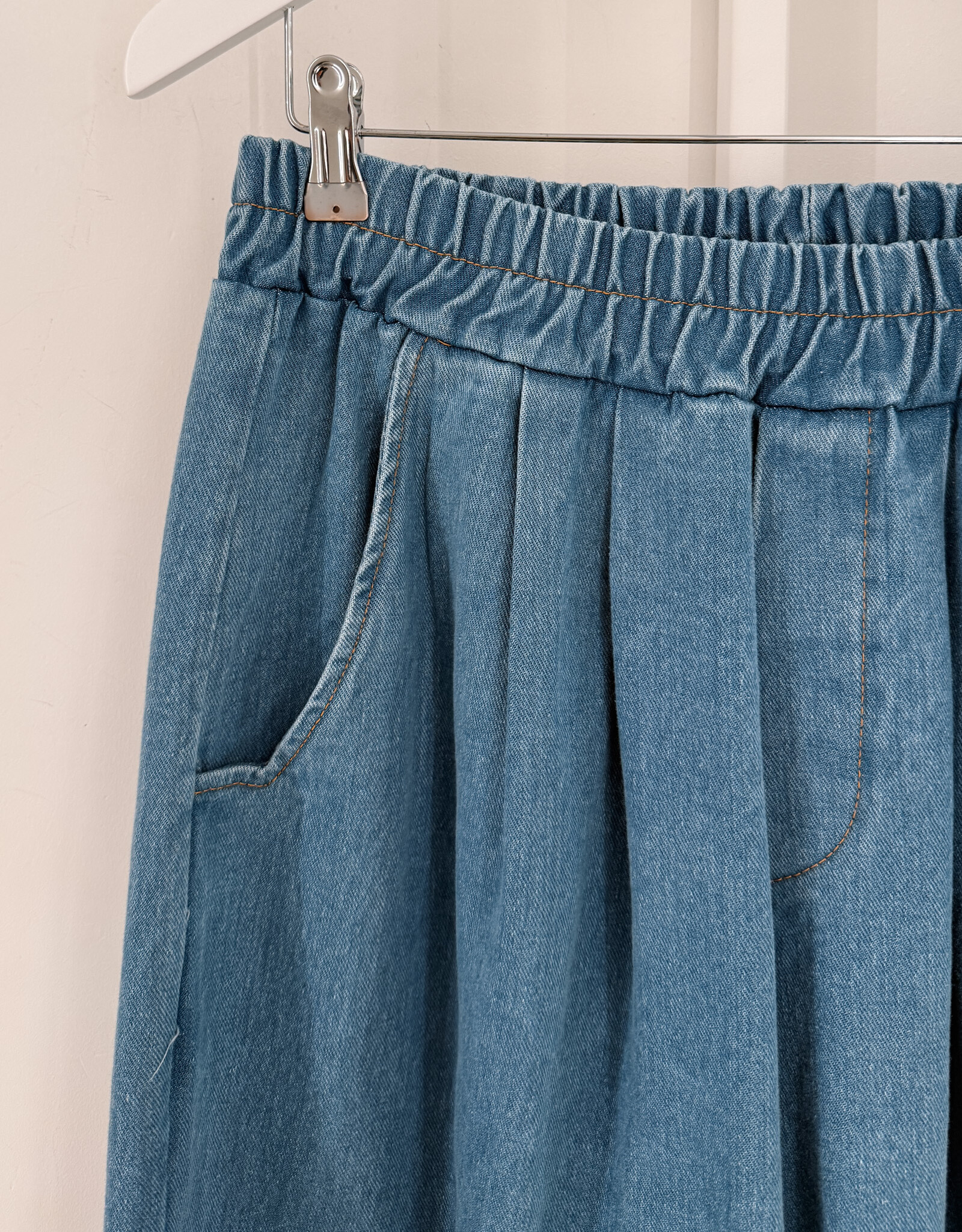 The Golden House Joh Jeans Wide 'Mindy' - Demin Blue -  TU