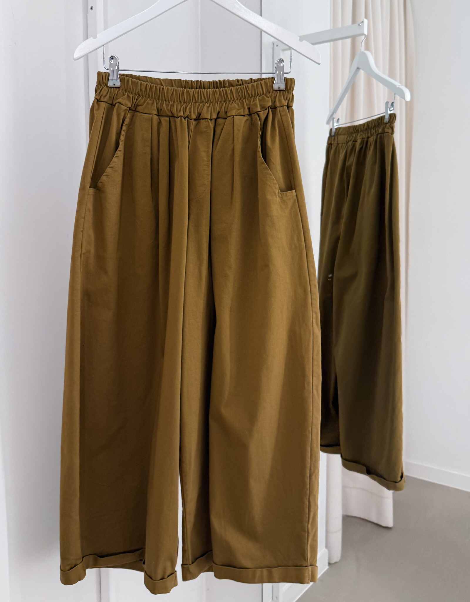 The Golden House Joh Broek Wide 'Mindy' - Kaki - TU