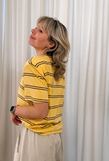 The Golden House - Garc T-Shirt Stripe 'Addie' - Yellow - One Size