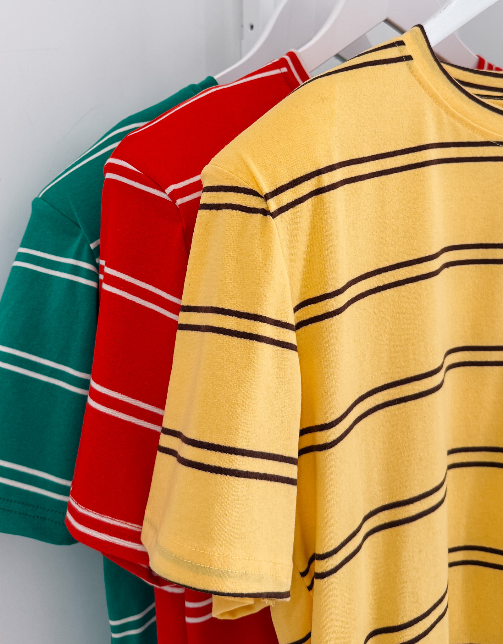 The Golden House - Garc T-Shirt Stripe 'Addie' - Yellow - One Size