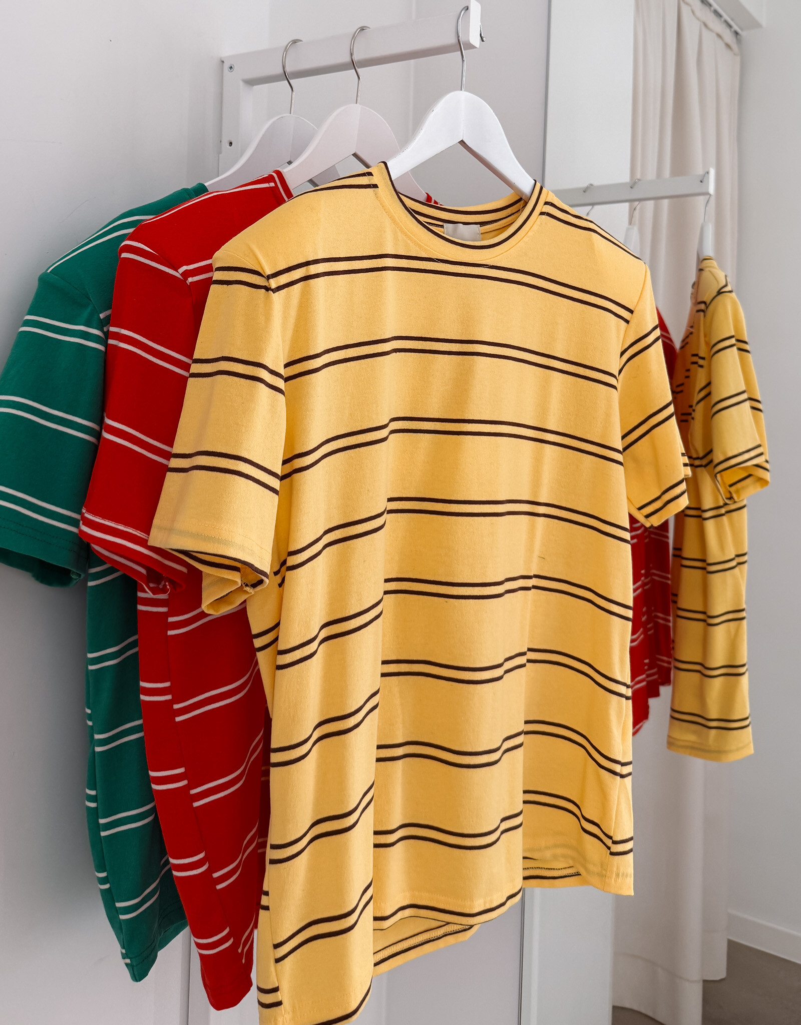 The Golden House - Garc T-Shirt Stripe 'Addie' - Green - One Size