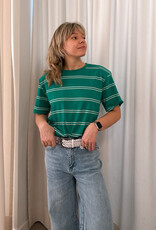 The Golden House - Garc T-Shirt Stripe 'Addie' - Green - One Size