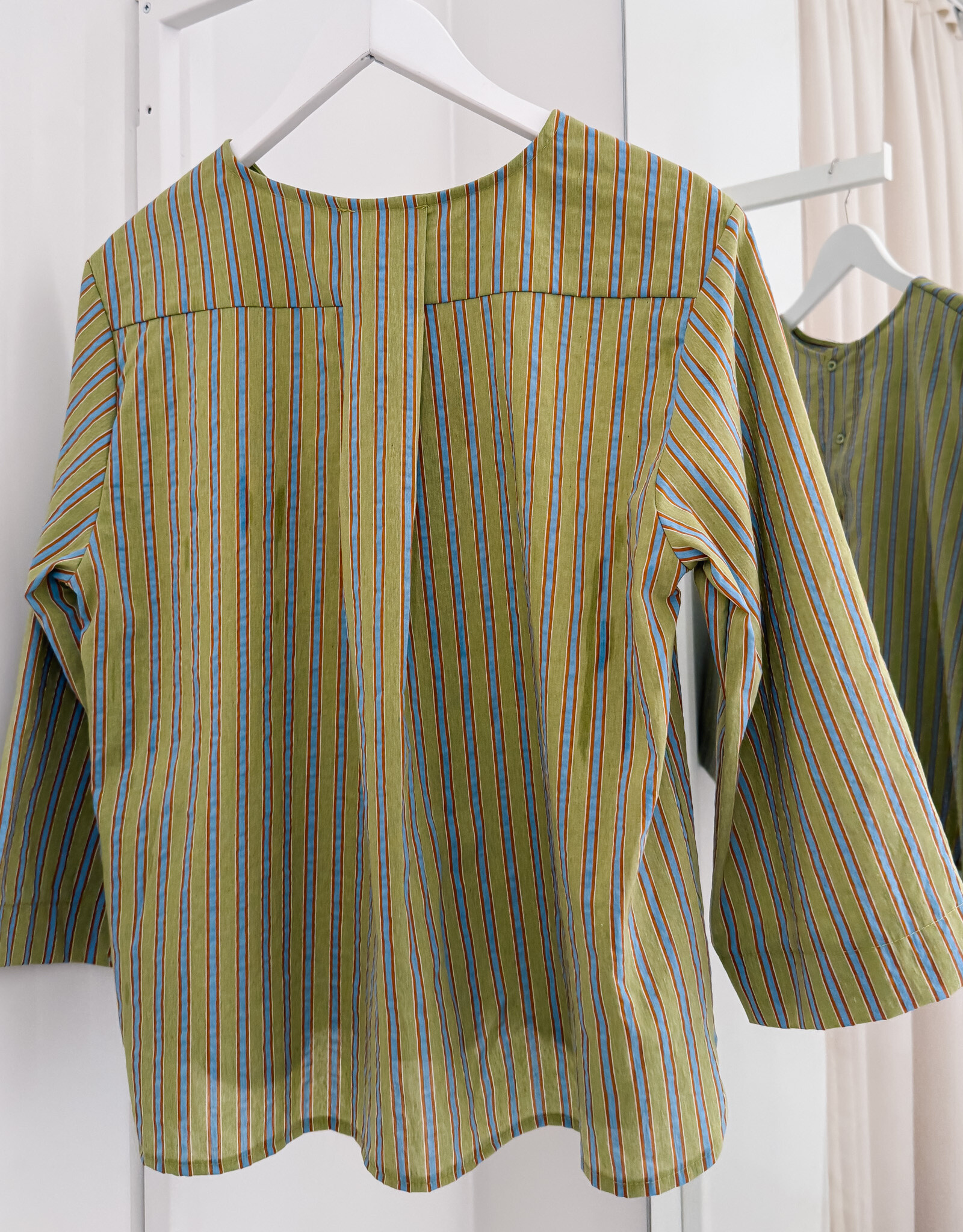 The Golden House Joh Blouse 'Friedl' - Lime  - One Size