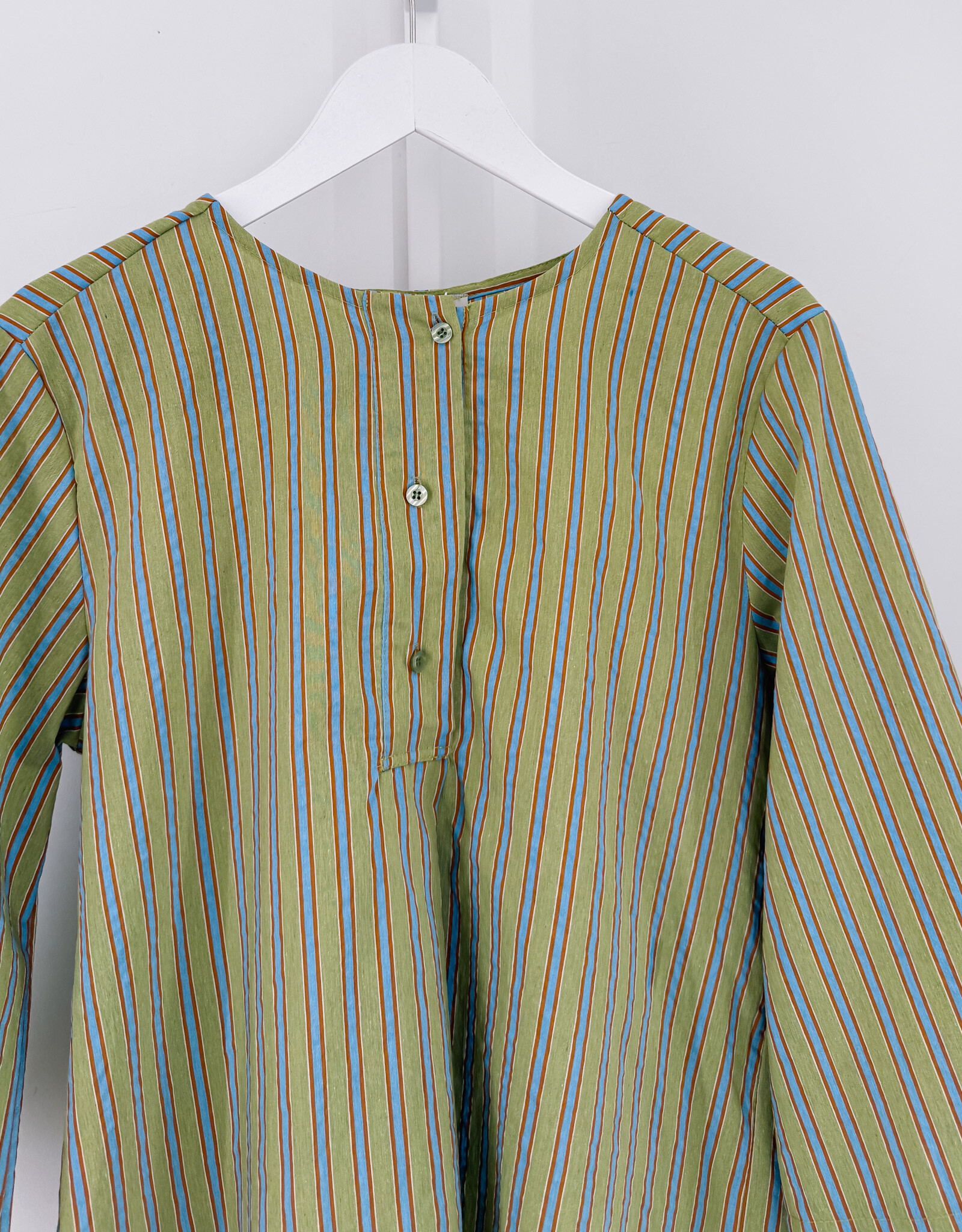 The Golden House Joh Blouse 'Friedl' - Lime  - One Size