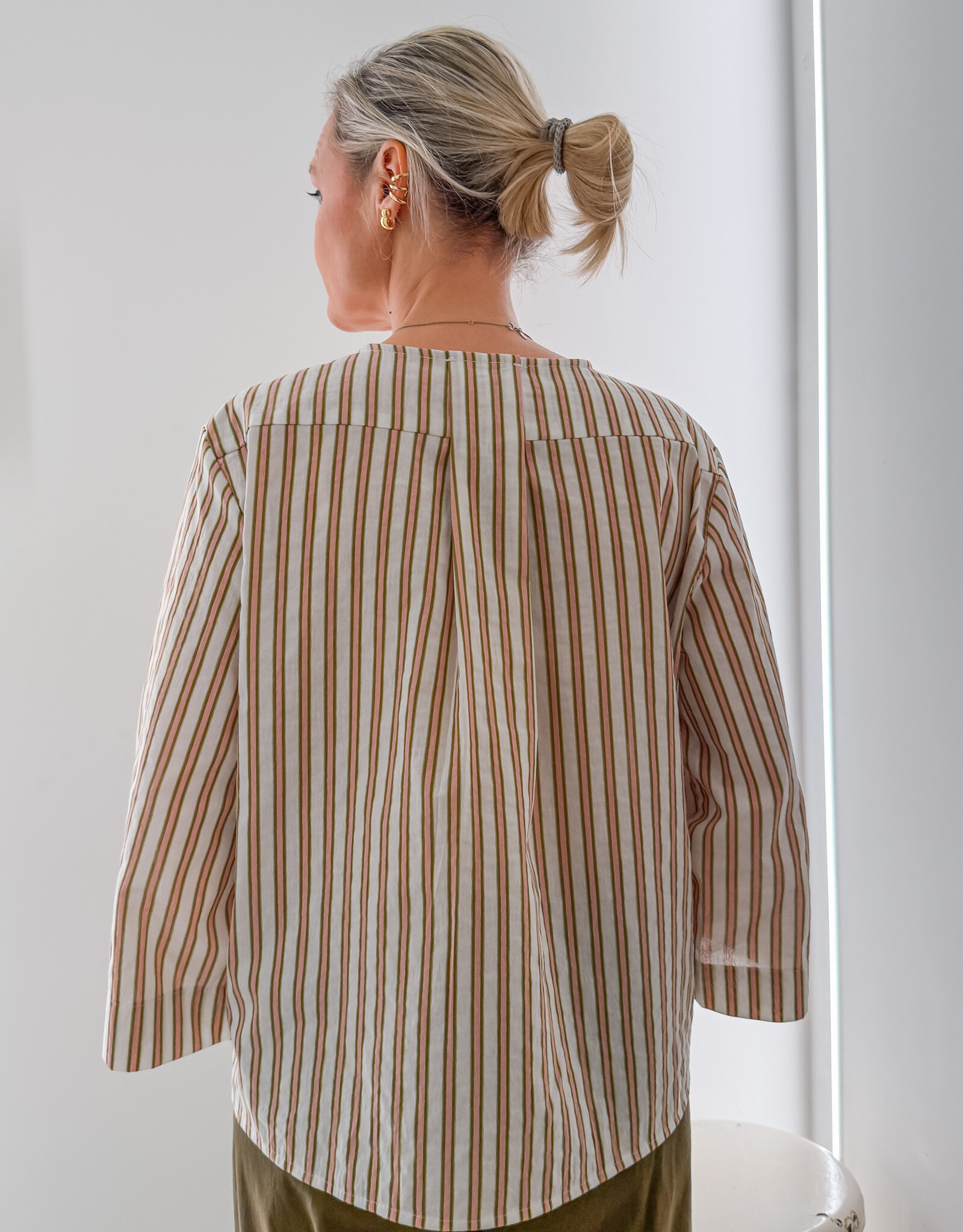 The Golden House Joh Blouse 'Friedl' - Rose  - One Size